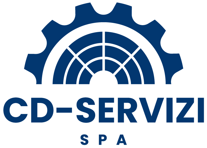 logo CD-SERVIZI verticale blu